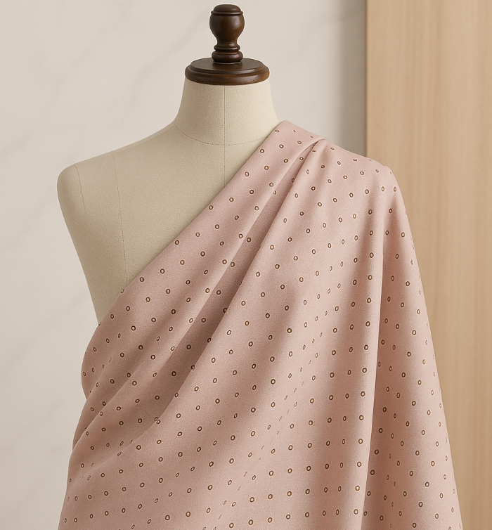 Pastel Dot Shirt Fabric - The Good Cloth