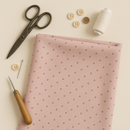 Pastel Dot Shirt Fabric - The Good Cloth