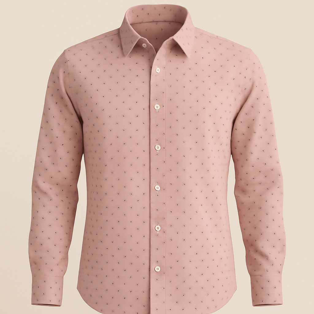 Pastel Dot Shirt Fabric - The Good Cloth