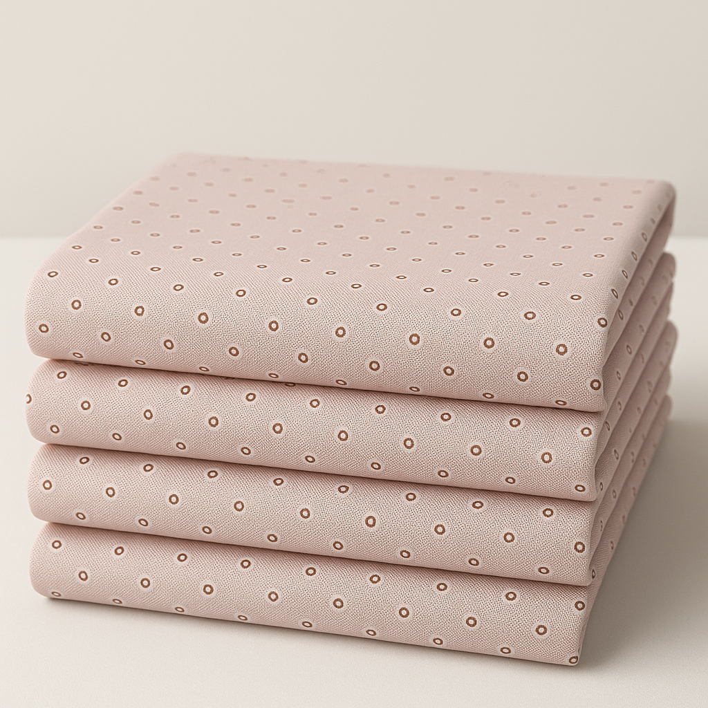 Pastel Dot Shirt Fabric - The Good Cloth