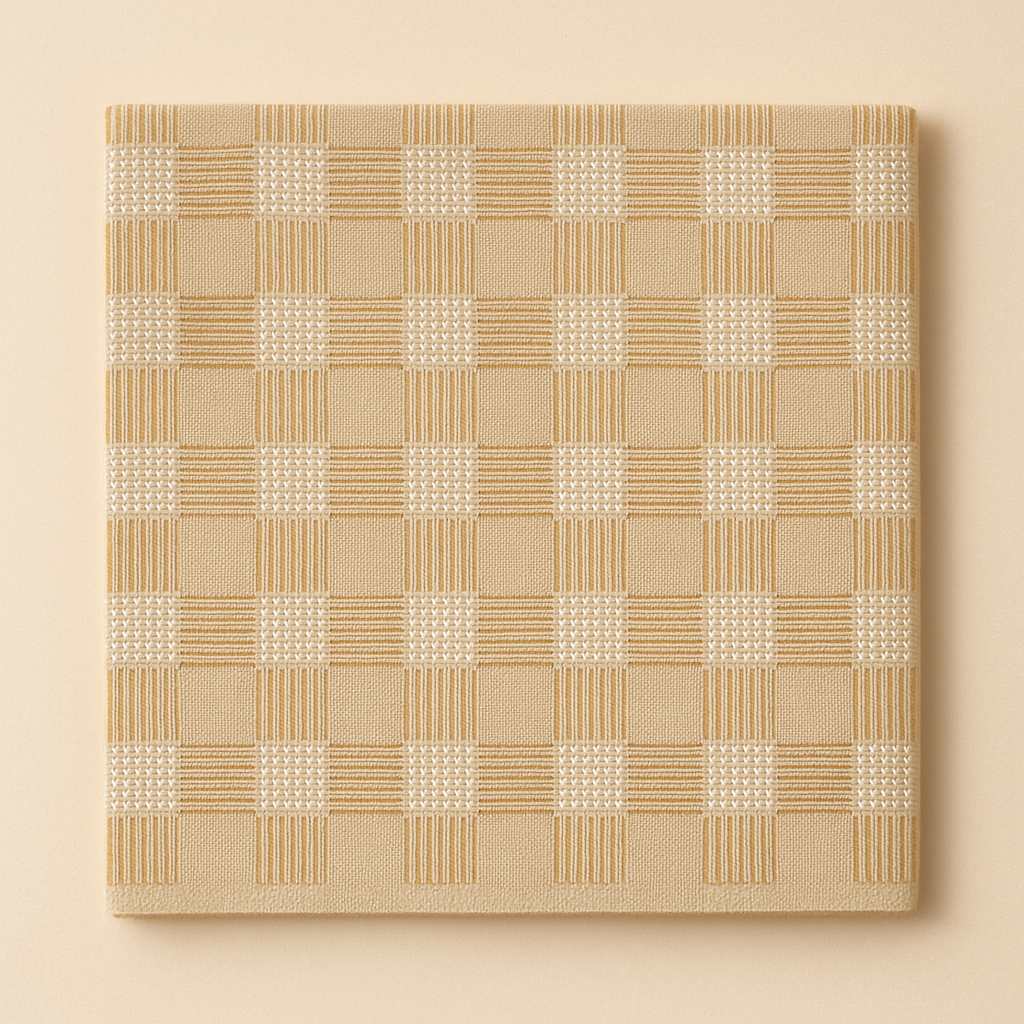 Premium Shirt & Trouser Fabric Set | Brown Double Checks Pattern