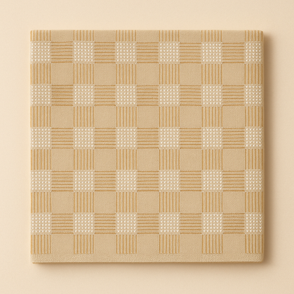 Premium Shirt & Trouser Fabric Set | Brown Double Checks Pattern