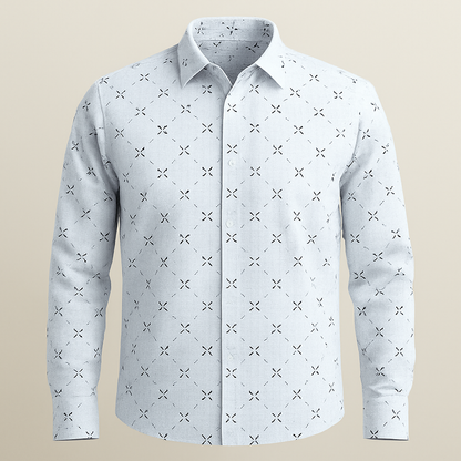 Premium Shirt & Trouser Fabric Set | Petals Pattern