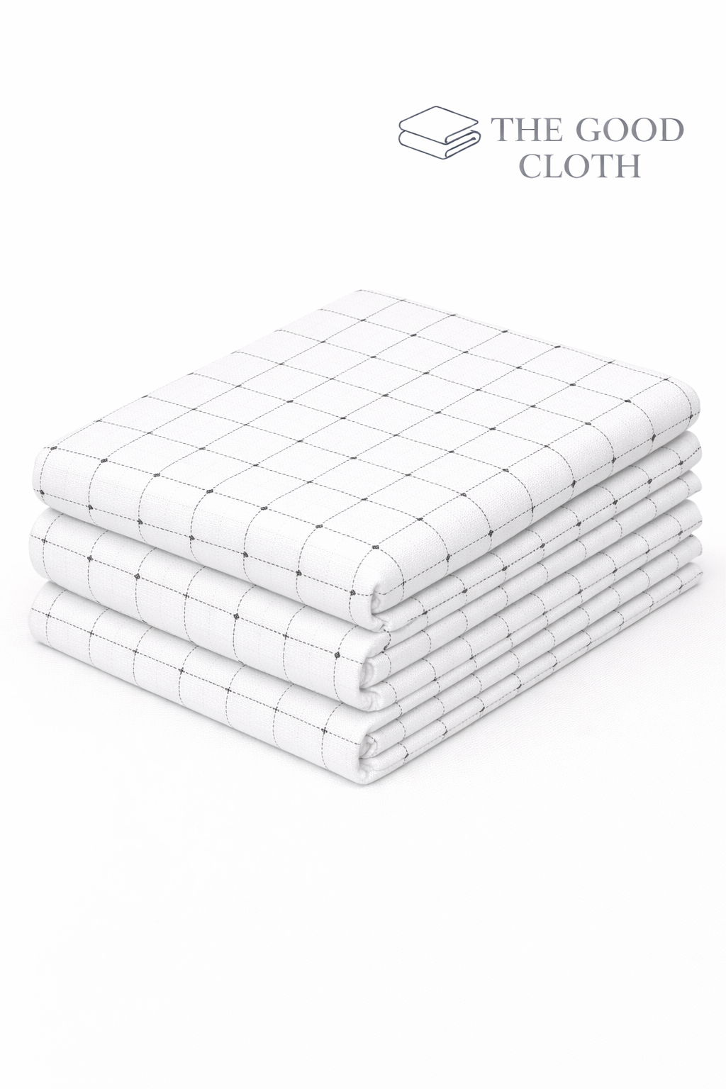 White Checks & Dot Print Shirt - The Good Cloth