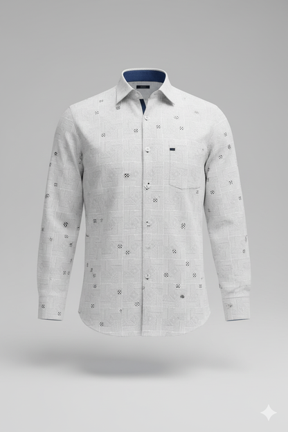 Premium Shirt & Trouser Fabric Set | Black
