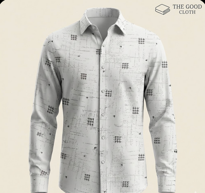 Fireworks Pattern Print Shirt - The Good Cloth
