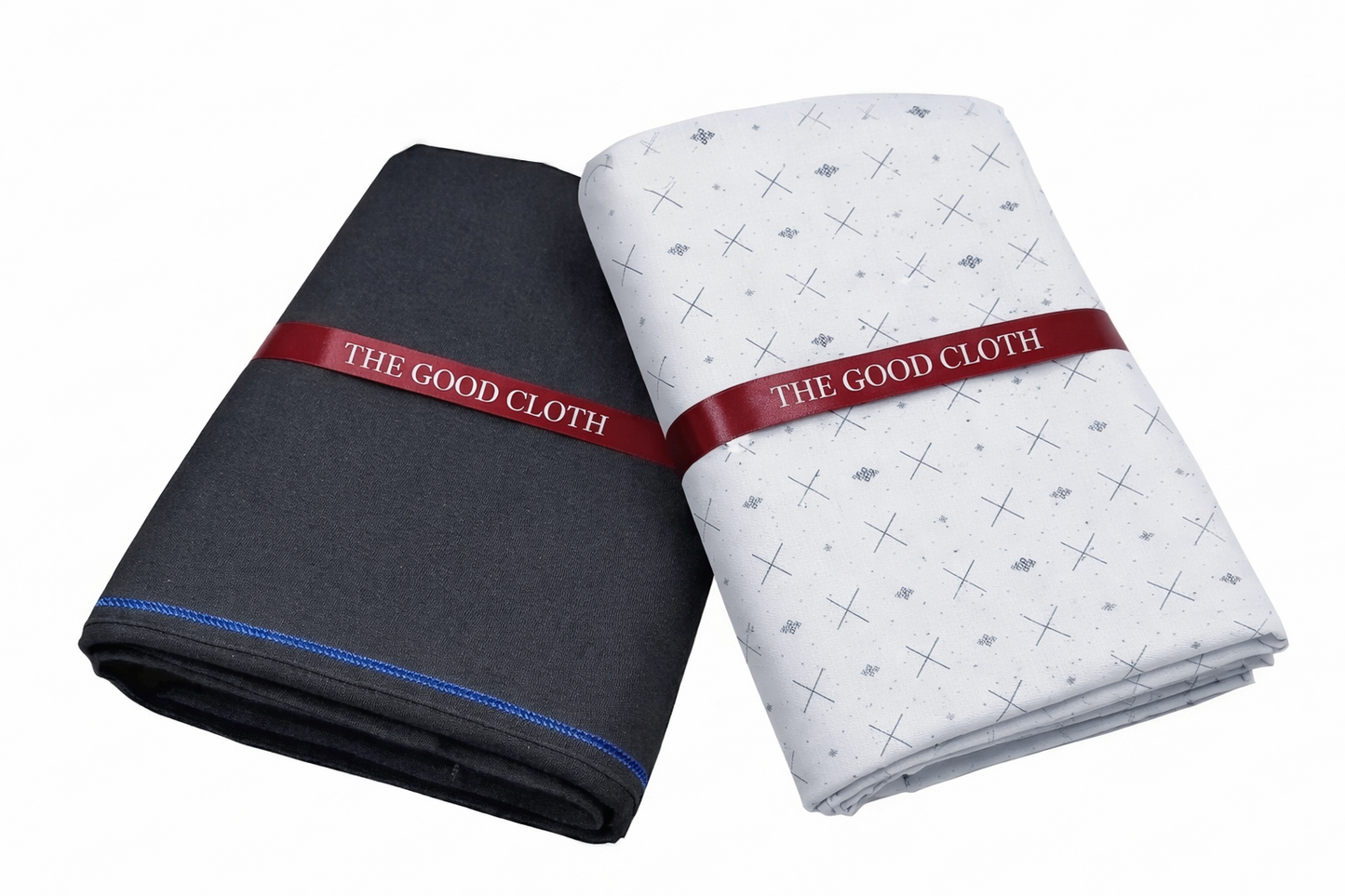Premium Shirt & Trouser Fabric Set | X & O Pattern