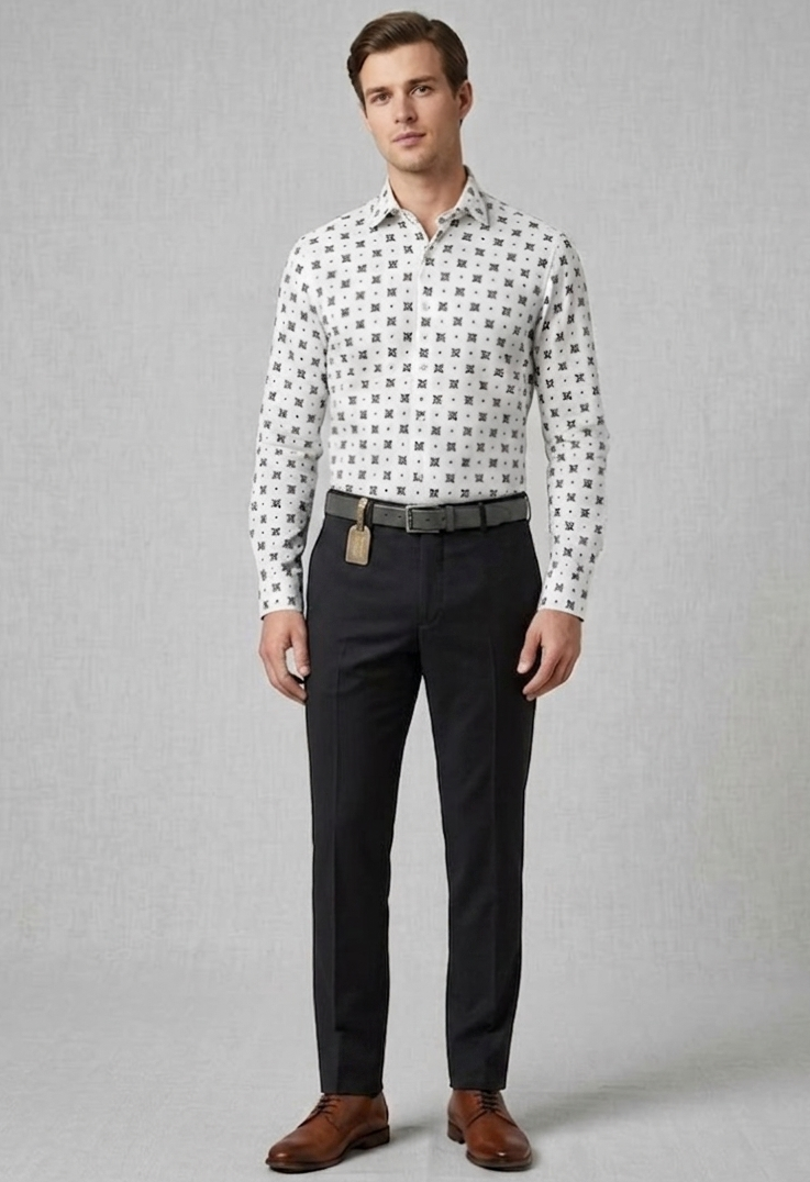Premium Viscose Rayon Solid Black Trouser Fabric